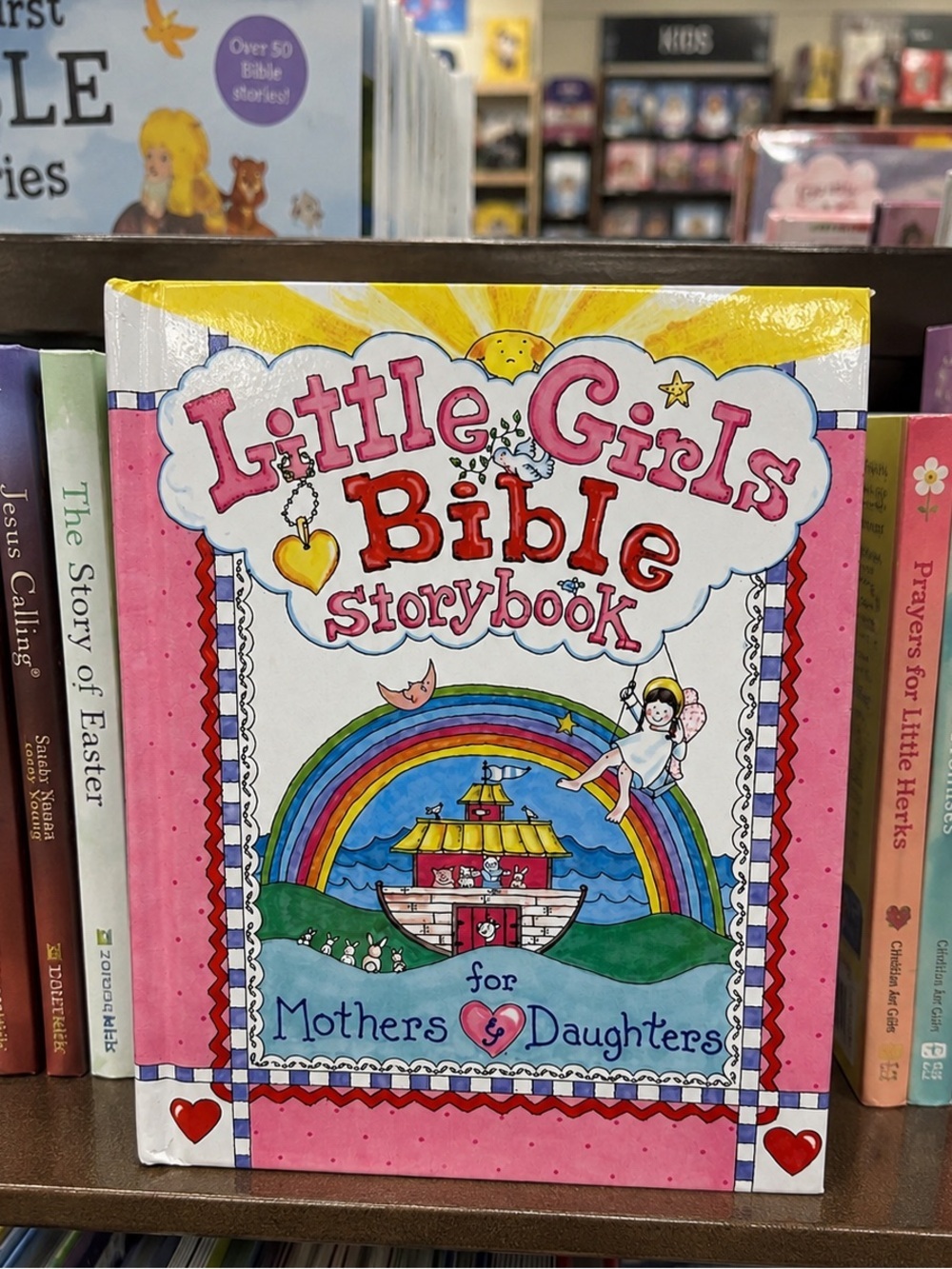 Little Girls Bible Storybook for Mothers & Daughters Hardcover Like New